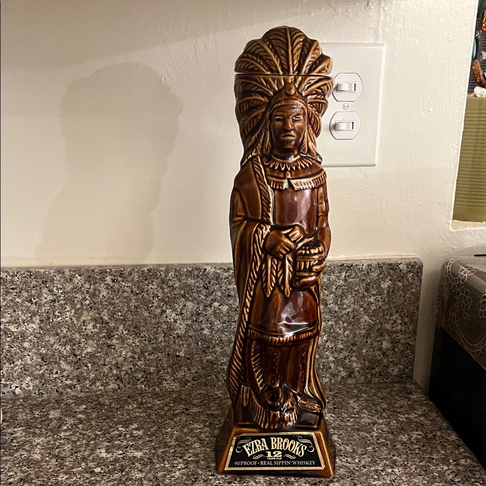 Brooks Rich Brown Sculpture - Home Art Piece